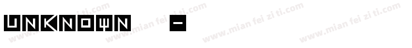 Unknown 粗体字体转换